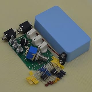 TTONE DIY Overdrive Guitar Effects Pedal True Bypass Stompbox Pedals OD2 Kits with Light Blue Case