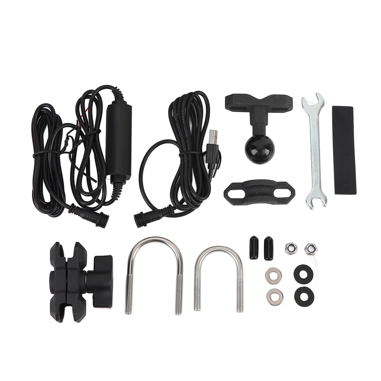 Luocute Motocykl GPS Navigator, 256 MB 16G 7 -calowy rozdzielczość HD Urządzenie Nawigacyjne GPS Obsługa FM, Wodoodporne Pojazd Dotykowy GPS z 7 Trybami, dla Win CE 6.0