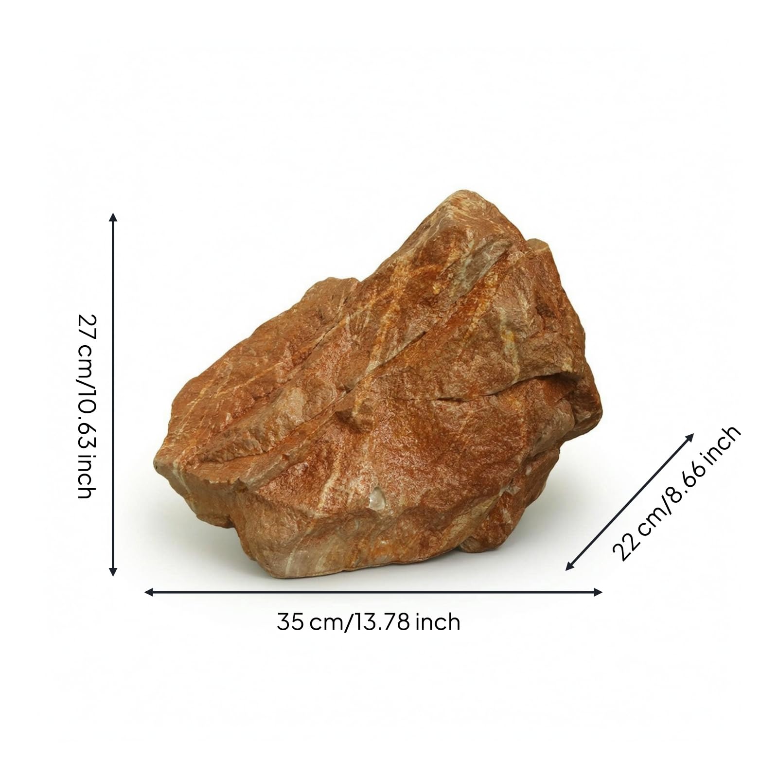 Piedra Ornamental Espuma Texturizada Piedra Artificial Espuma Ligera s Liquen Falsas para coradores, Paisajistas, Jardines Meditación, Style to 4