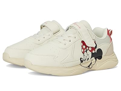 Josmo Minnie Mouse Sneaker (Toddler/Little Kid/Big Kid) Girls Shoes Off-White : 13 Little Kid M, Faux Leather