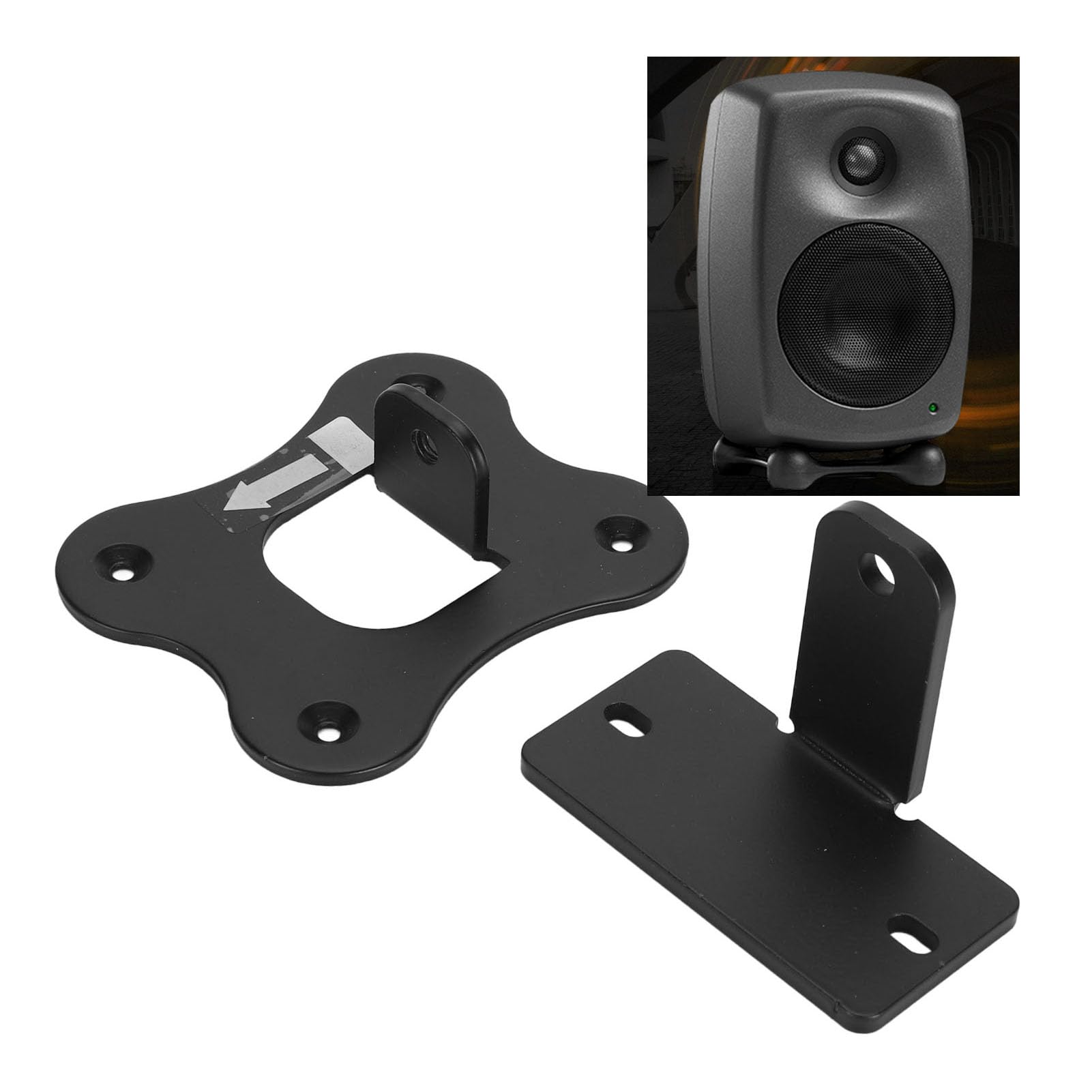 Speaker Wall Mount Bracket Elegant Design Strong Metal for HIFI