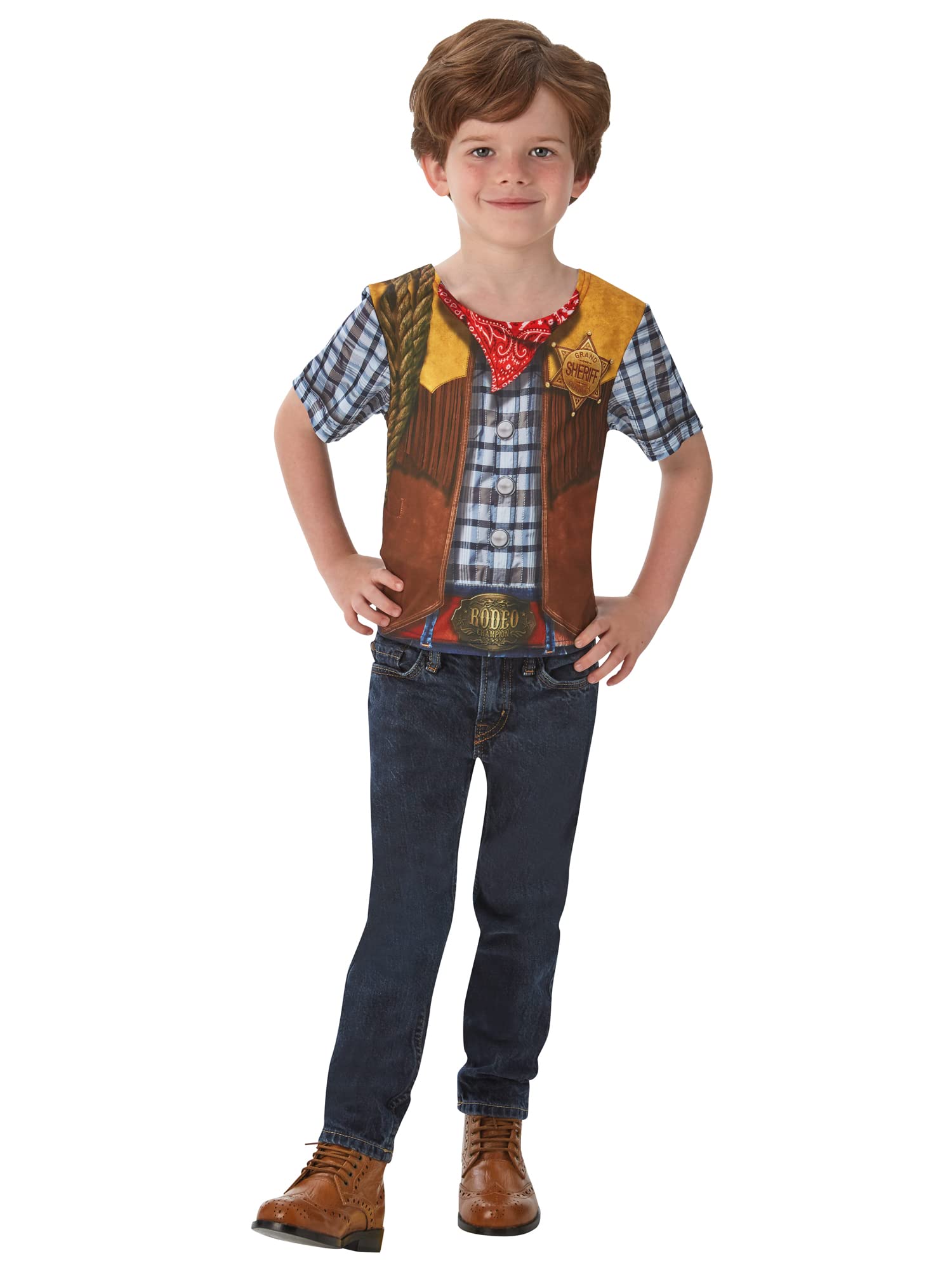 Rubie's - Camiseta infantil cowboy