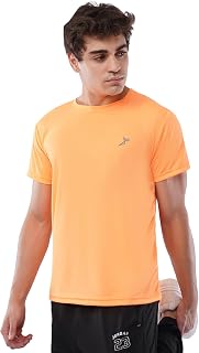 ATHNOX Men Running T Shirt | Running, Workout Active Wear | Quick Dry Sports T-Shirt for Men | Regular Fit Round Neck Price In India