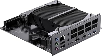 MINISFORUM BD895i SE Mini-ITX Motherboard, AMD Ryzen 9 8945HX (16 Cores/32 Threads, @ 5.4GHz), PCIe 5.0 x16 Slot, Dual M.2 PCIe 4.0, DDR5, HDMI/DP/USB-C, RJ45 2.5GbE, USB 3.2 Gen 2