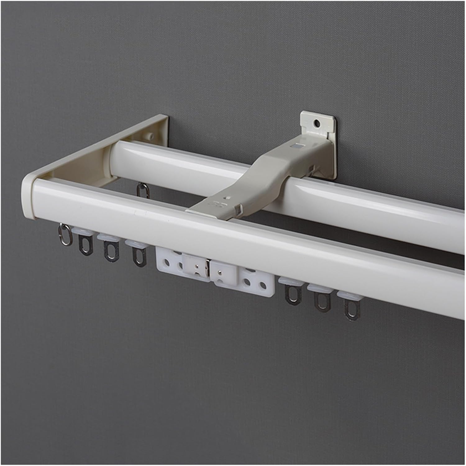 LTSRLL Double Curtain Track Set Hanging Sliding Panel Screen For ...