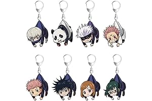 Jujutsu Kaisen Keychains: A Mystifying Eight-Piece Collection