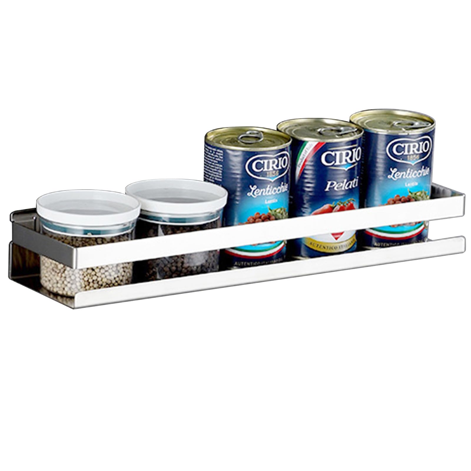 YANYYGu Wall Mounted Rectangular Storage Shelf for Bathrooms Waterproof and Rustproof Bathroom Shower Caddy Kitchen Spice Rack Nail-Free