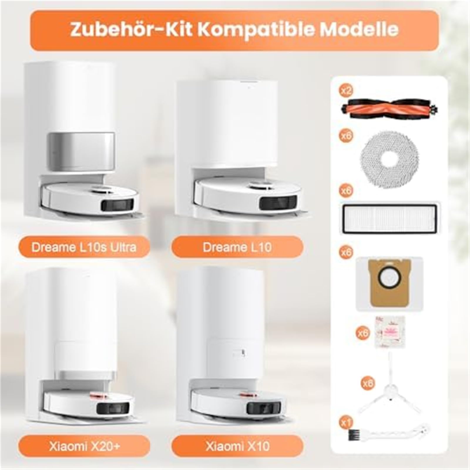 27-teiliges Ersatzteilset, Passend für XiaoMi X20