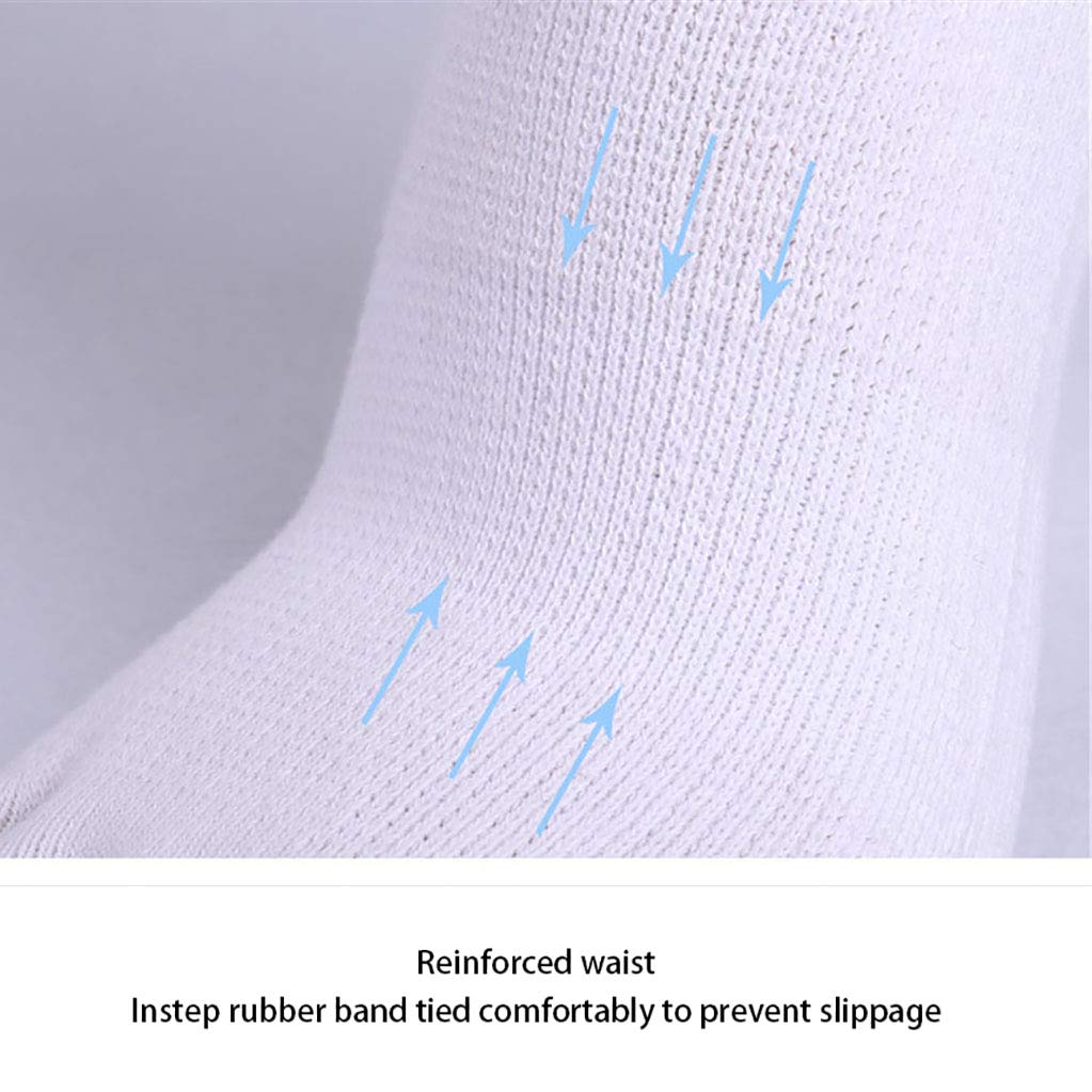 Calcetines para hombre Calcetines para correr Calcetines descalzos para pies descalzos Calcetines de algodón absorbente Calcetines transpirables livianos Value 5 PAIRS Pack