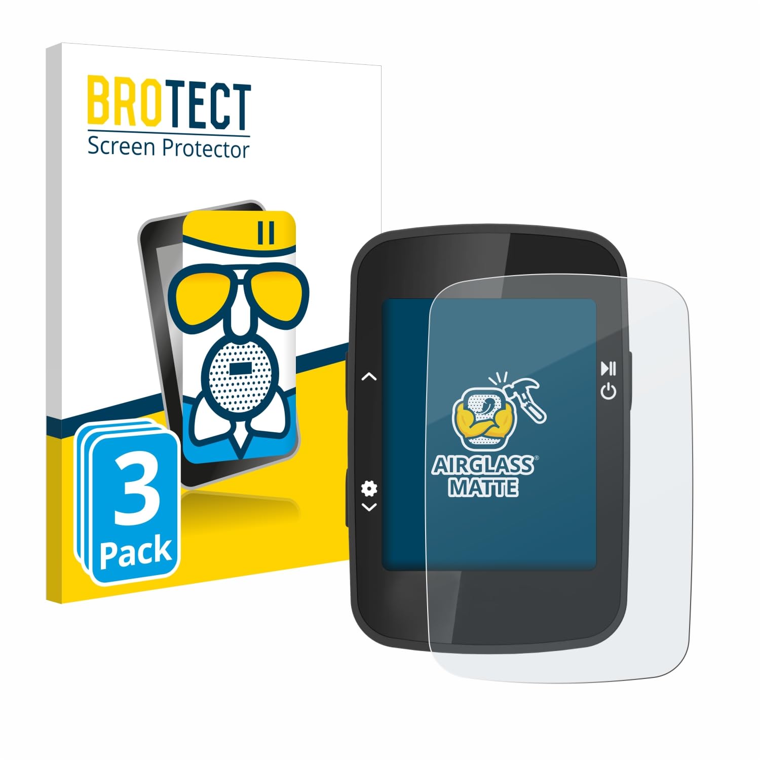 Brotect Pellicola Vetro Opaca Anti-Riflesso Per CooSpo BC26 – AirGlass, Durezza 9H, Made In Germany - 2