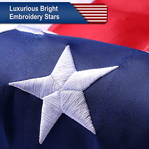 American Flag 4X6 Outdoor Heavy Duty - Premium Us Flag 4X6 Ft - 100% In Usa, American Flags For Outside 4X6 Usa Flag With Luxury Embroidered Stars And Brass Grommets (Premium 4X6 Ft American Flag) #TOP1