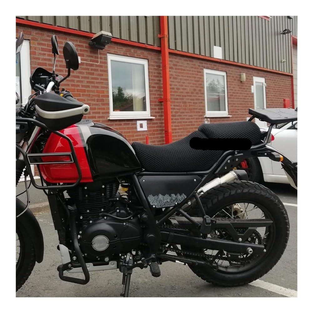 Coprisella per moto sportiva Accessori Himalayan 411 per Himalayan-411 2016-2022 Coprisedile per moto per cuscino per a nido d'ape in rete