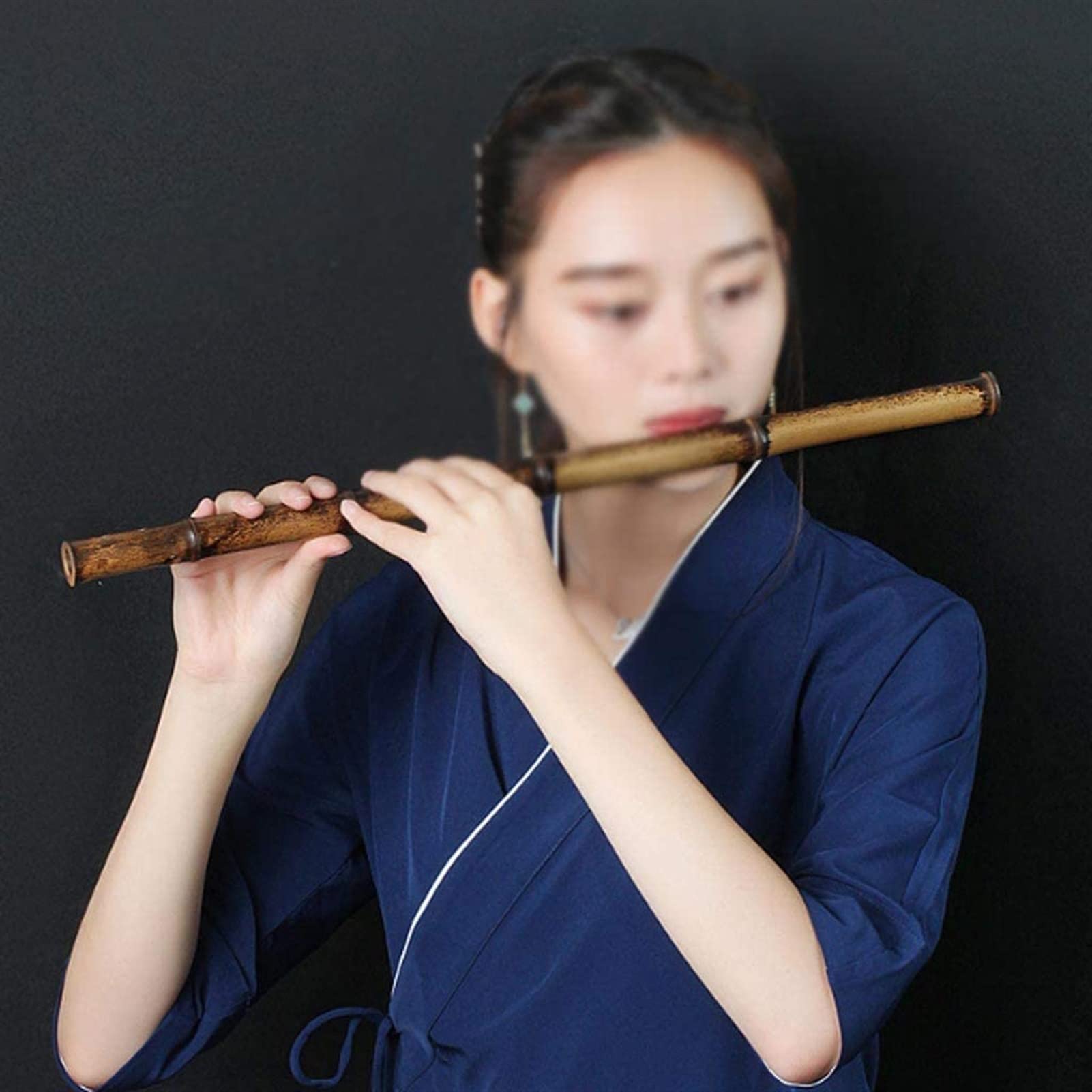 Flauta China Instrumento musical de flauta de bambú Examen de desempeño profesional for adultos y niños principiantes for hacer que la flauta sea fácil de jugar. (Size : E Tone)