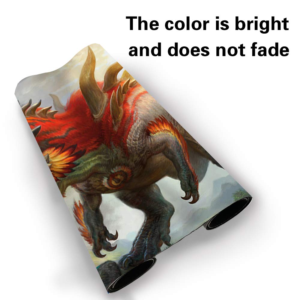Gra planszowa TCG Playmat maty stołowe rozmiar gry 60 x 35 cm podkładka pod mysz kompatybilna z MTG CCG RPG gra karciana (Gishath, Sun's Avatar)