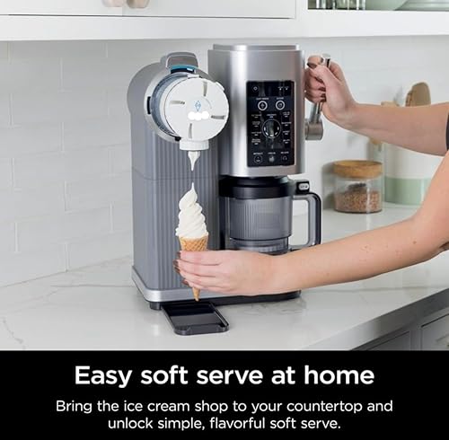 Miniatura 6 de Ninja Swirl de CREAMi Fabricante de Helado y Servir Suave, Sorbete, Yogurt Congelado, Programa de Bajas Calorías y Más, 13 en 1, Manija para Servir