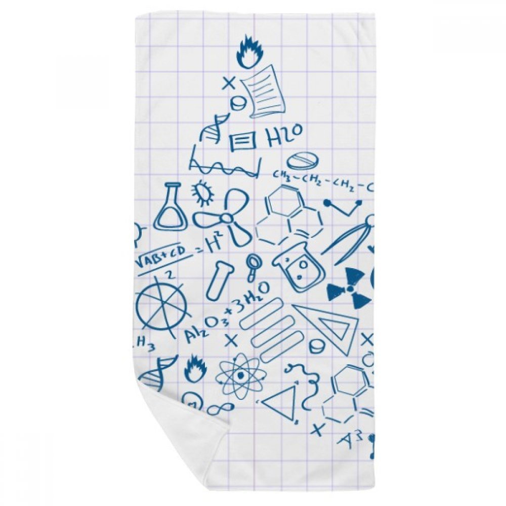 Serviette de bain douce chimie physique pour peaux sensibles 35x70cm