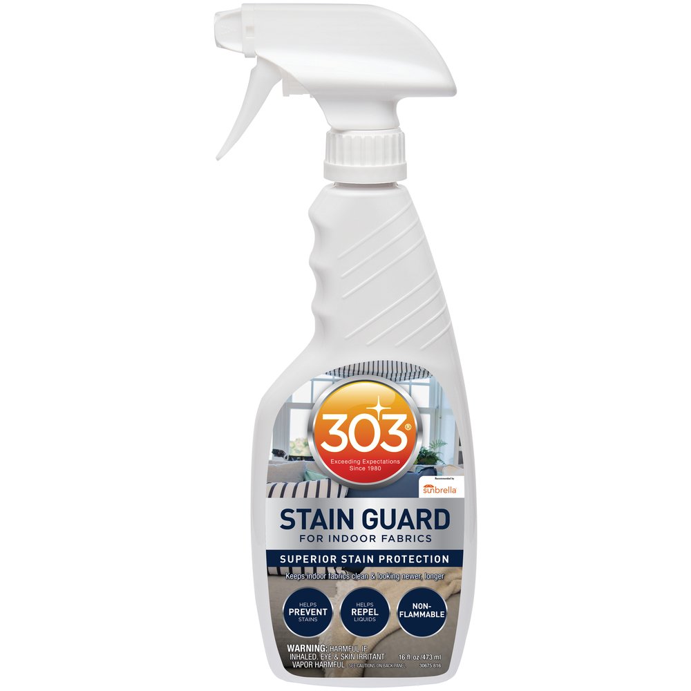 303 (30675) Fabric Stain Guard and Protectant for Home Interior Fabrics, Cushions, Upholstery and Carpets, 16 fl. oz.