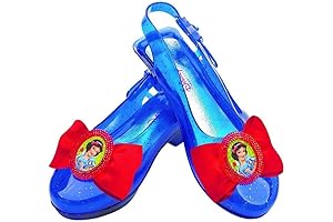 Disney Princess Snow White Official Sparkle Shoes with Rhinestone Bow, Officially Licensed,...