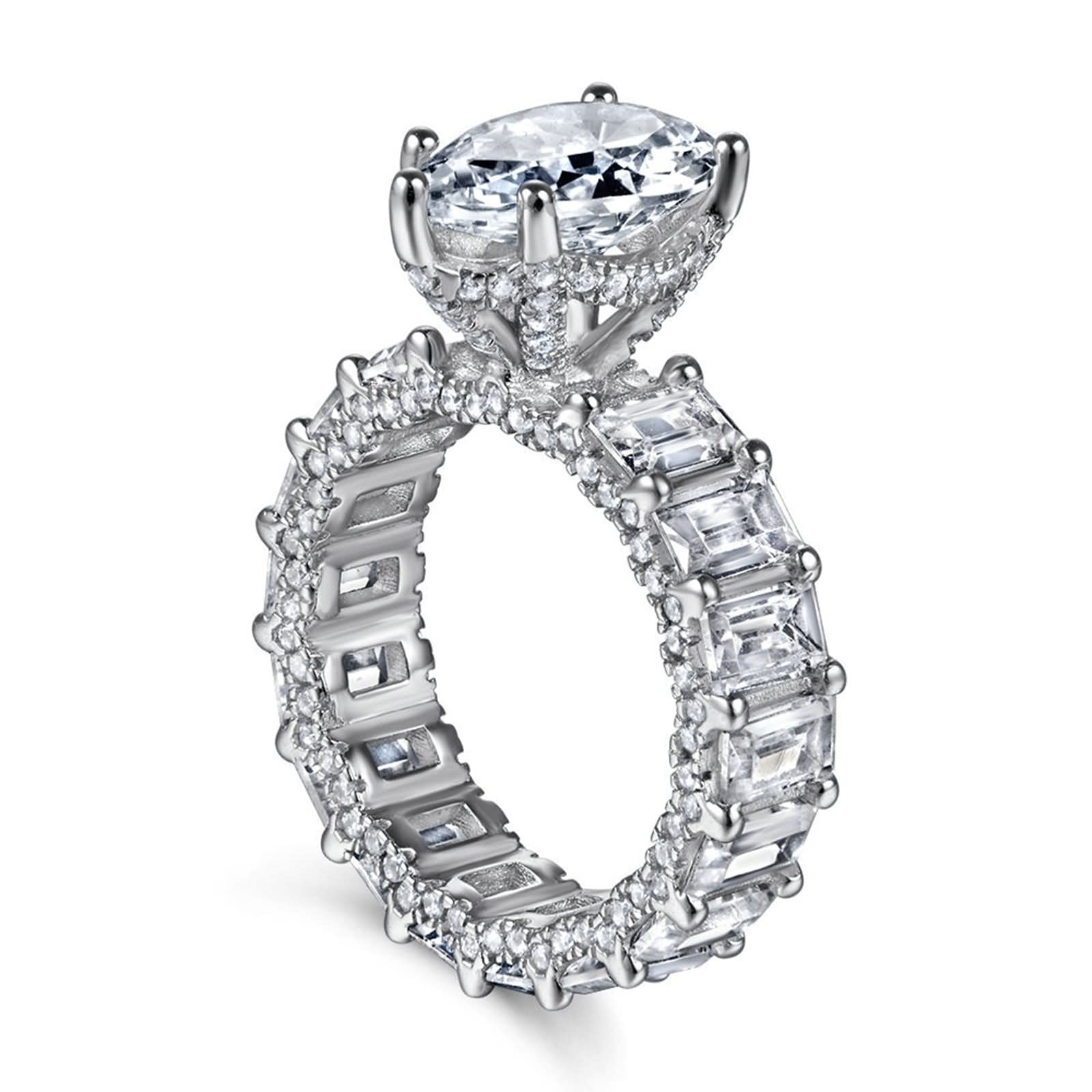 Anelli personalizzati da donna, regalo economico, gocce d'acqua, in argento Sterling, per San Valentino