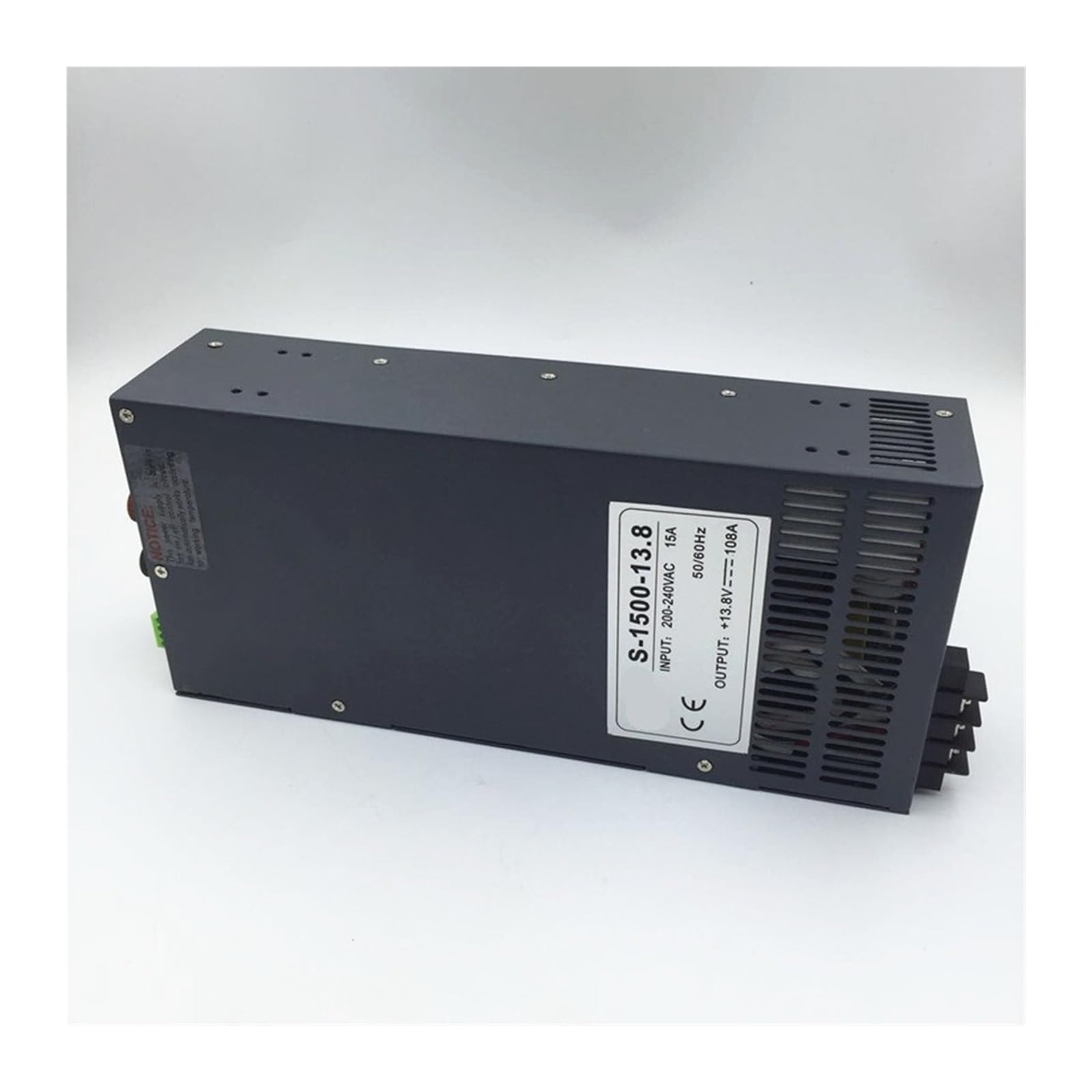 Alimentation AC DC 13,8V 108A S-1500-13.8 à tension variable 1500W