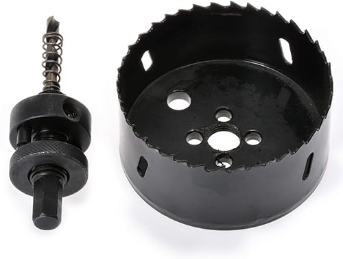 KATUR Juego de sierra de agujero de 3.622 in de diámetro, brocas de sierra de agujero bimetálicas HSS, suaves y rápidas en madera, plástico, paneles