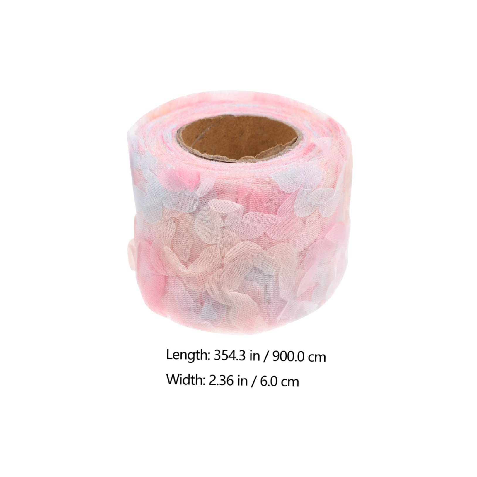 TEHAUX 5rotoli Nastro Decorativo Pizzo Di Garza Per Abbigliamento Accessori Eleganti Per Decorazioni Fai Da Te Yarde
