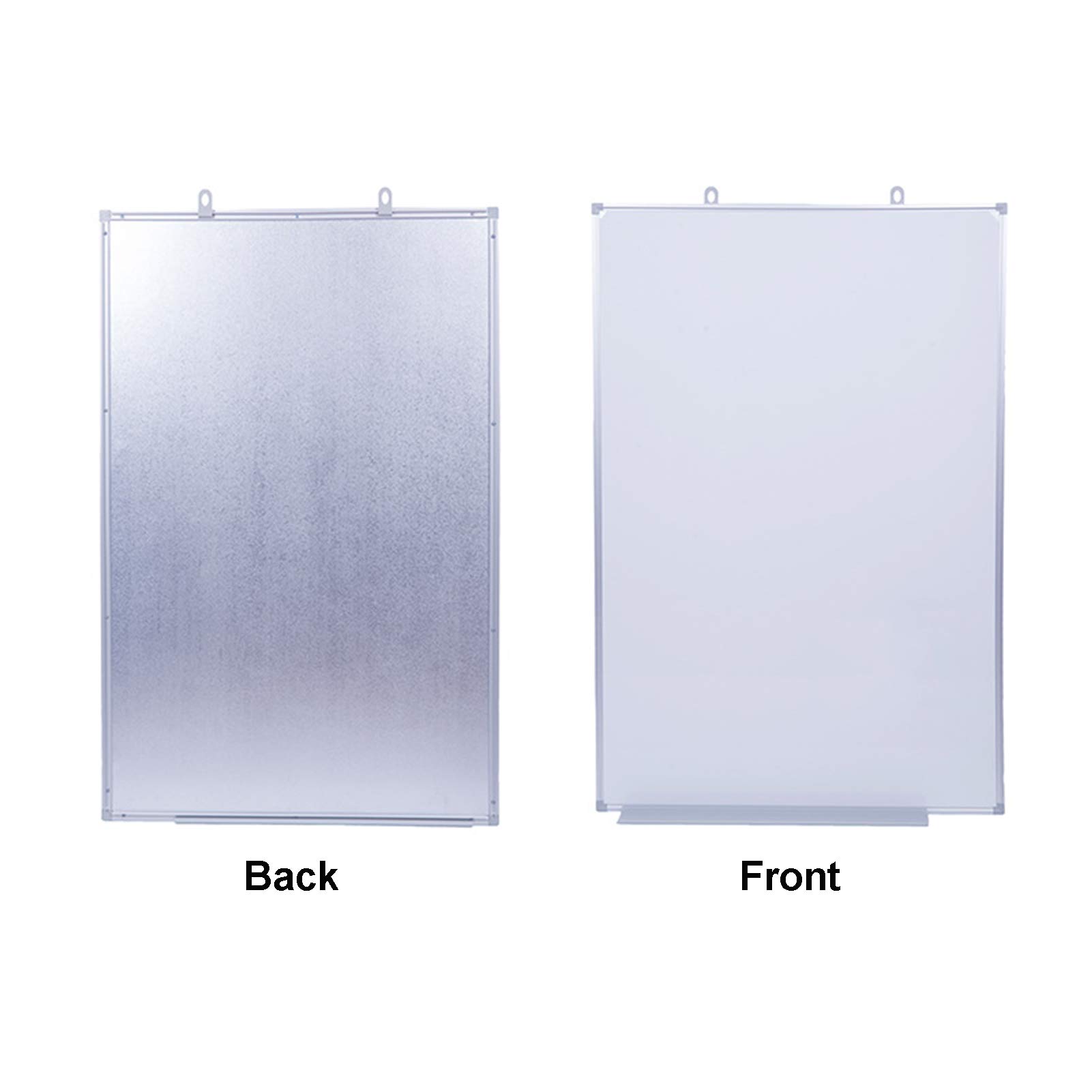 Tablica magnetyczna jednostronna tablica suchościeralna do montażu na ścianie ramka ze stopu aluminium z ruchomym haczykiem i obsadką do pióra 60X90Cm