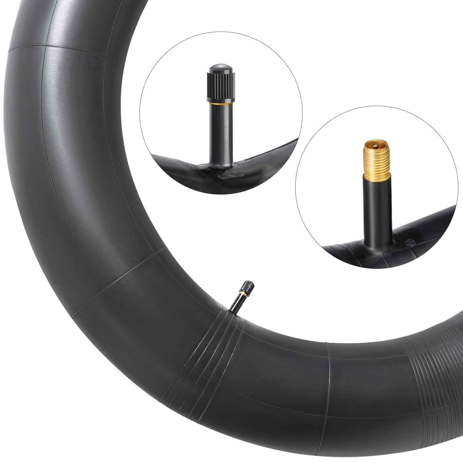 2-PCS 26x4 Fat Bike Tubes 26 X 4.0 AV32mm Schrader Valve 26x4.0 Fat Bicycle Tubes Compatible with 26