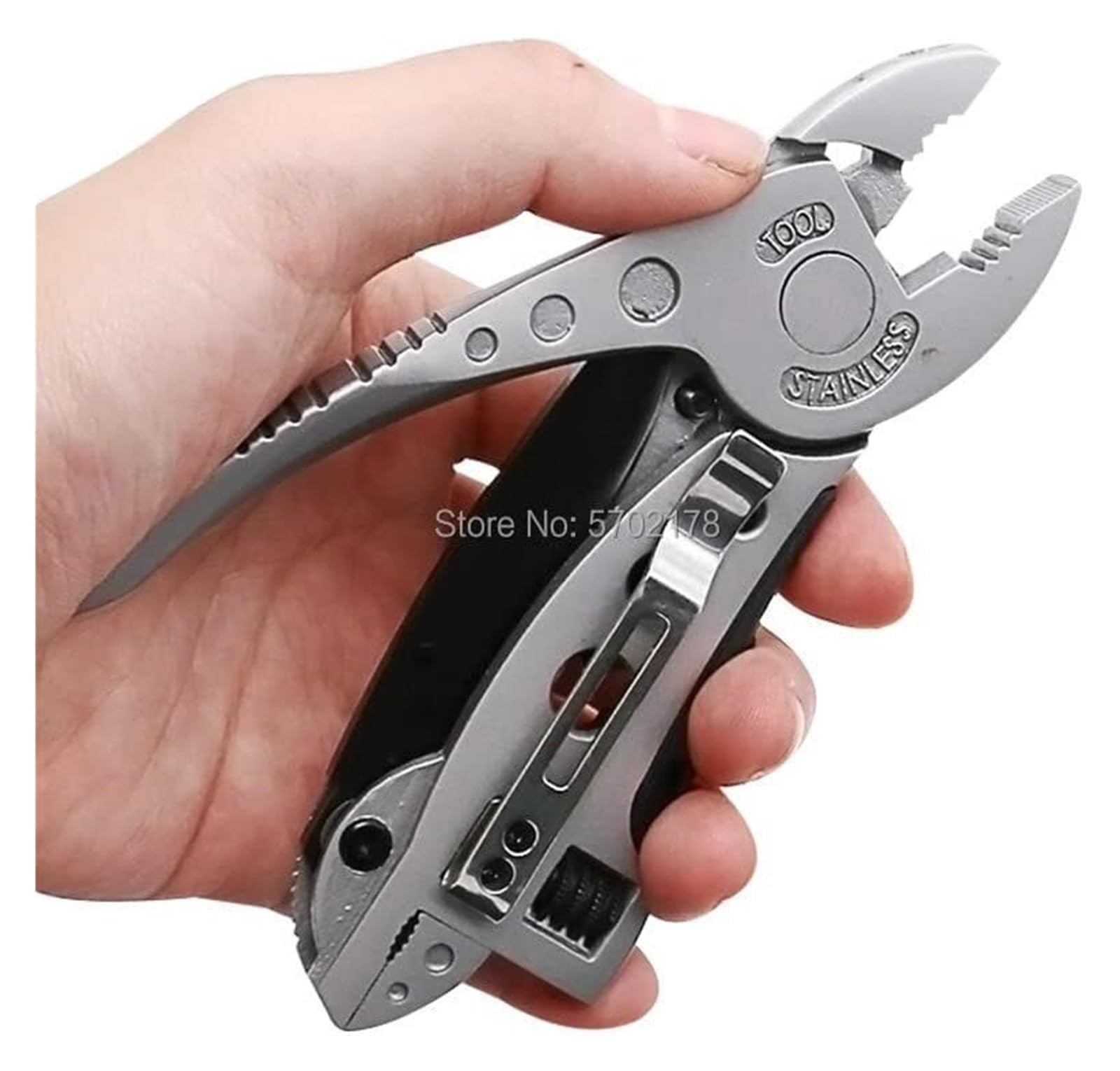 Clé à molette, pince, tournevis de poche, kit de réparation, clé à mâchoire, outils multifonctions de survie, mini clé à molette professionnelle