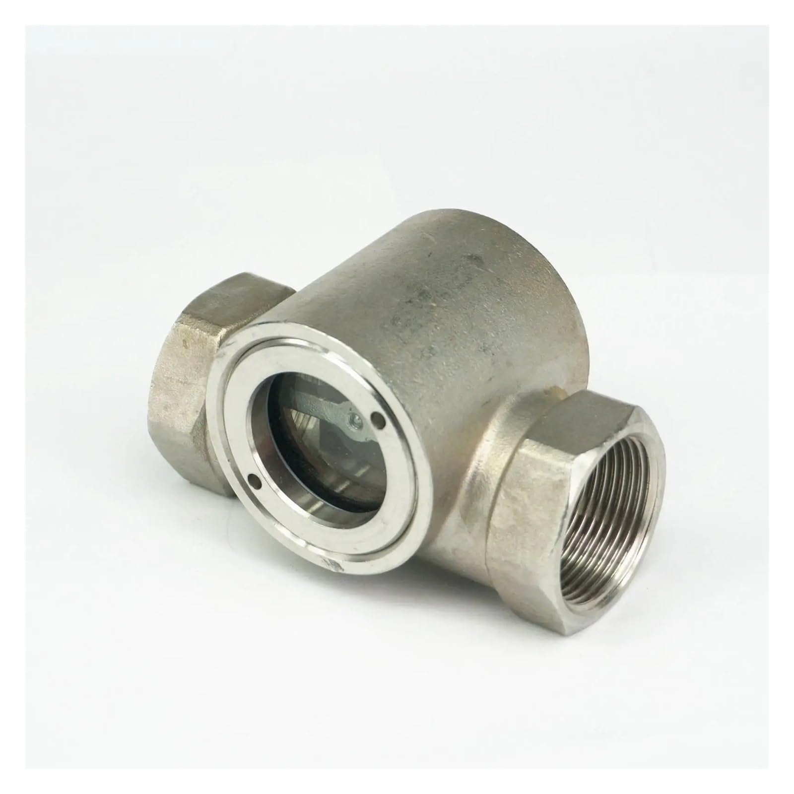 Rvblrdse Women's One Color 1-1/4" Bspp Ss304 Stainless Steel Window Glass Sight Flow Indicator With Impeller 2.5 Mpa