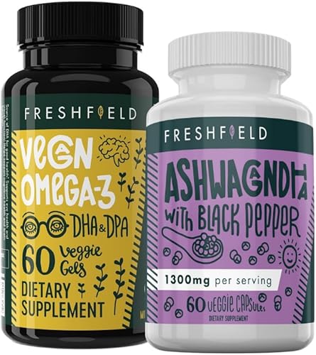 Freshfield Vegan Omega 3 y Ashwagandha