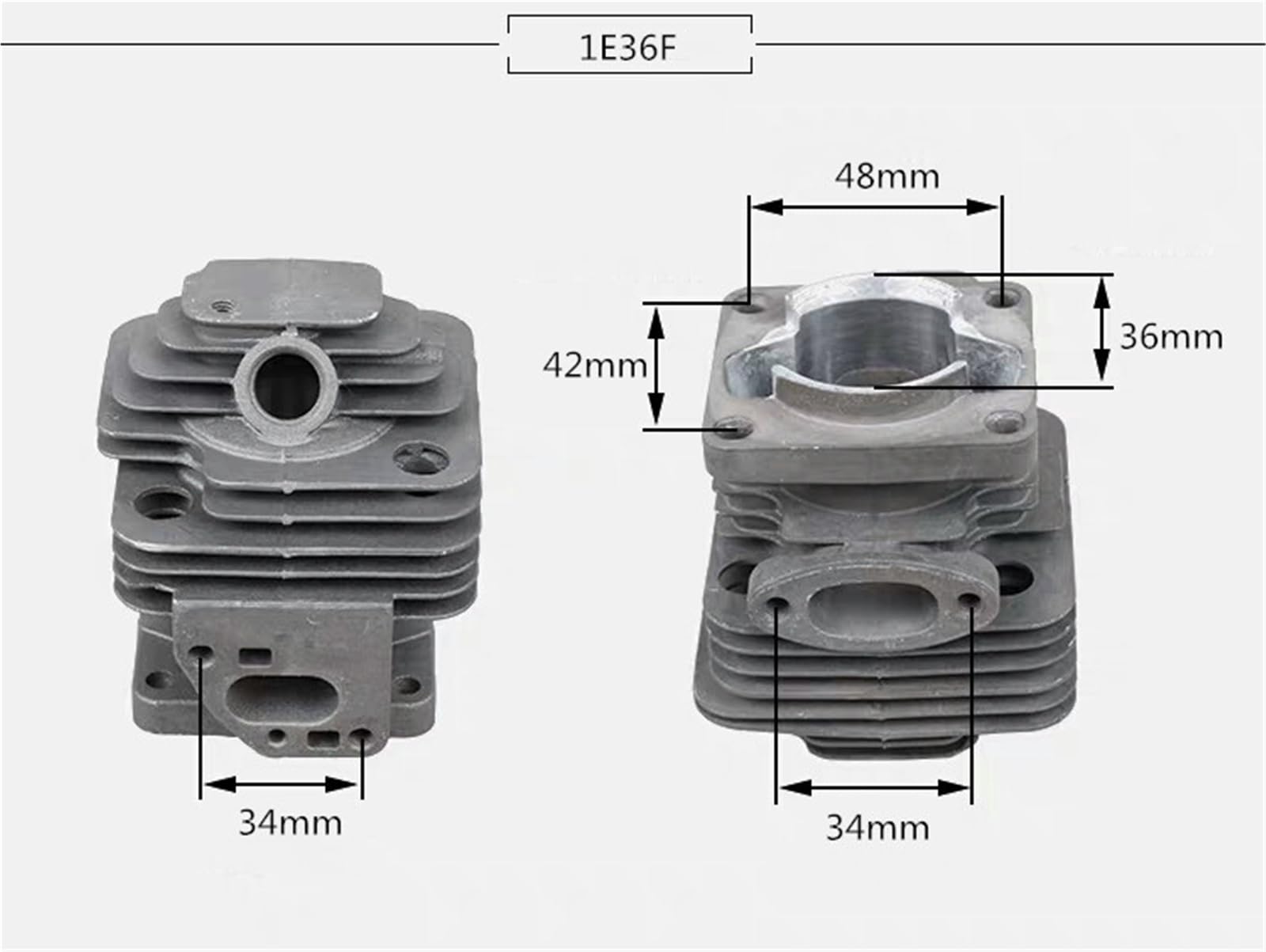 TL33/CG330 1E36F Kosiarka do krzaków, podkaszarka do trawy, zestaw cylindrów, średnica 36mm