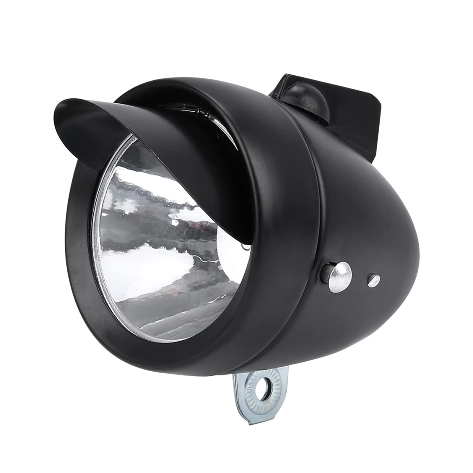 Vintage Bike Bike LED Super Lights Light Front Headlamp, Retro Bicycle Lamp (Black)
