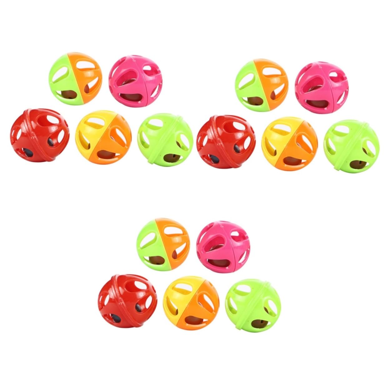 VANZACK Lot De 3 Clochettes pour Chat 2 Tons Robustes Et Sûres pour Éviter Les Griffures 50 Pièces X 3