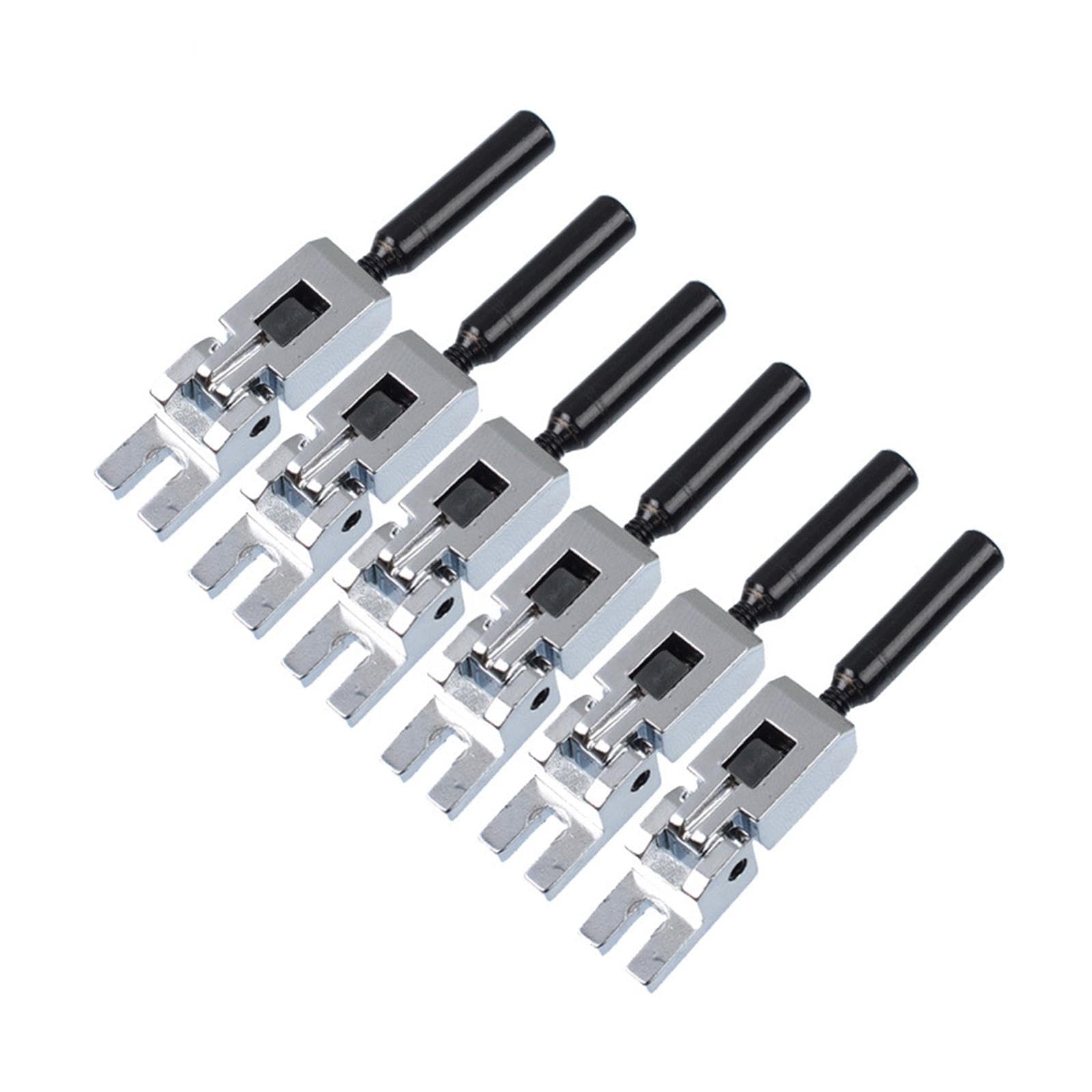 Atorse 6 Pieces Roller Bridge Tremolo Saddles Hardware Solid Metal For Diy Projects Chromemusical Instruments & Gear | Guitars & Basses | Parts & Accessories | Guitar Parts | Saddles-image-32