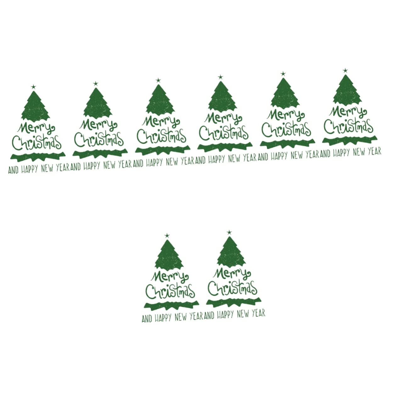 Cabilock 4 Set Adesivi Murali Per Alberi Di Natale Adesivi Per Finestre Di Natale Festa Di Decorazioni Natalizie Decorazioni Per Interni Per La Casa Adesivi Per Vetrine Di 2 fogli*4