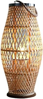 Candle Holder Wind Lamp Rattan Candlestick Floor Lantern Candlestick Ornament Suitable for Dinner Living Room Kitchen Restaurant Centerpiece Table Decorations