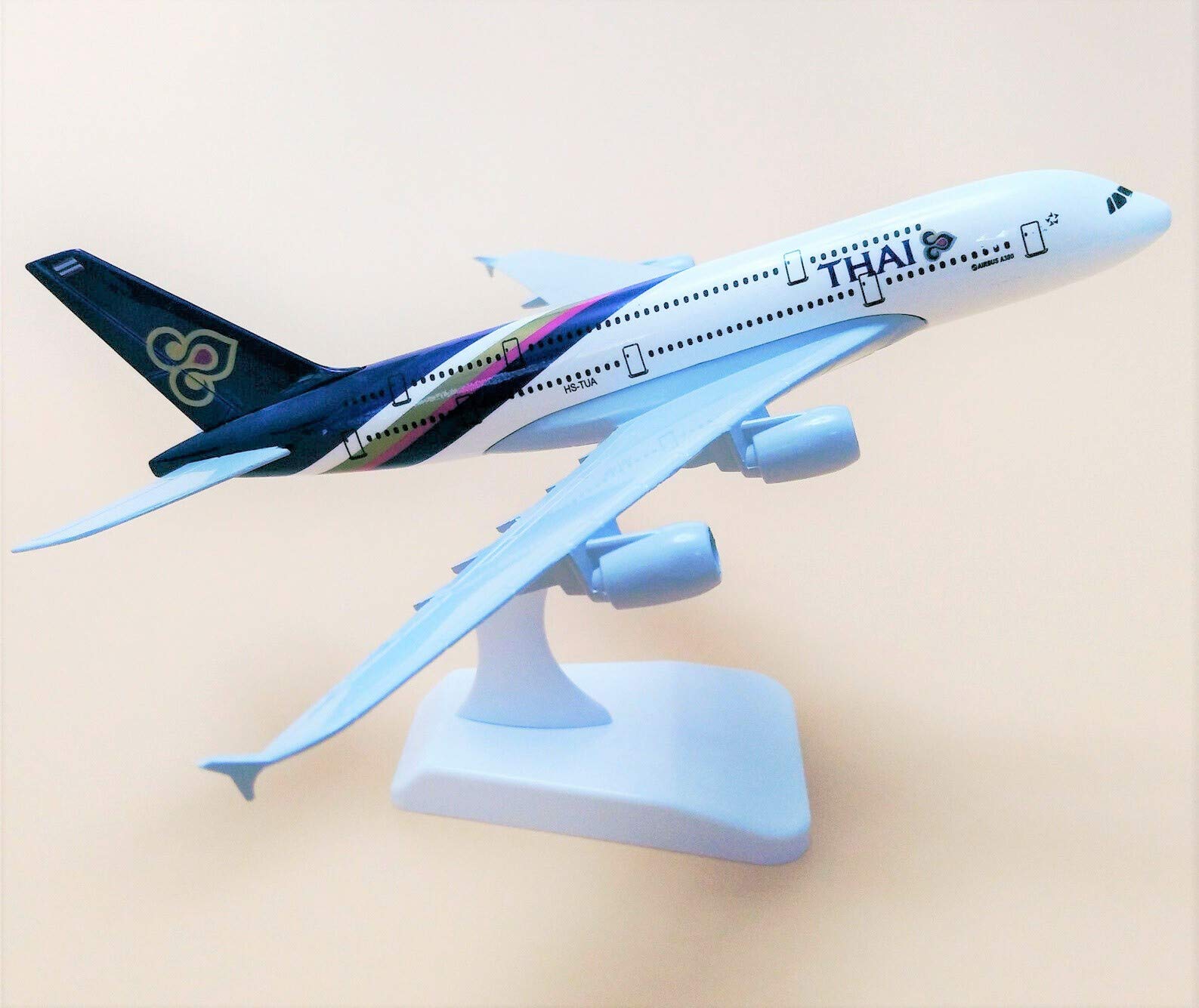 DBJETS Thai Airways Airbus A380 20CM Diecast Metal Aircraft Model