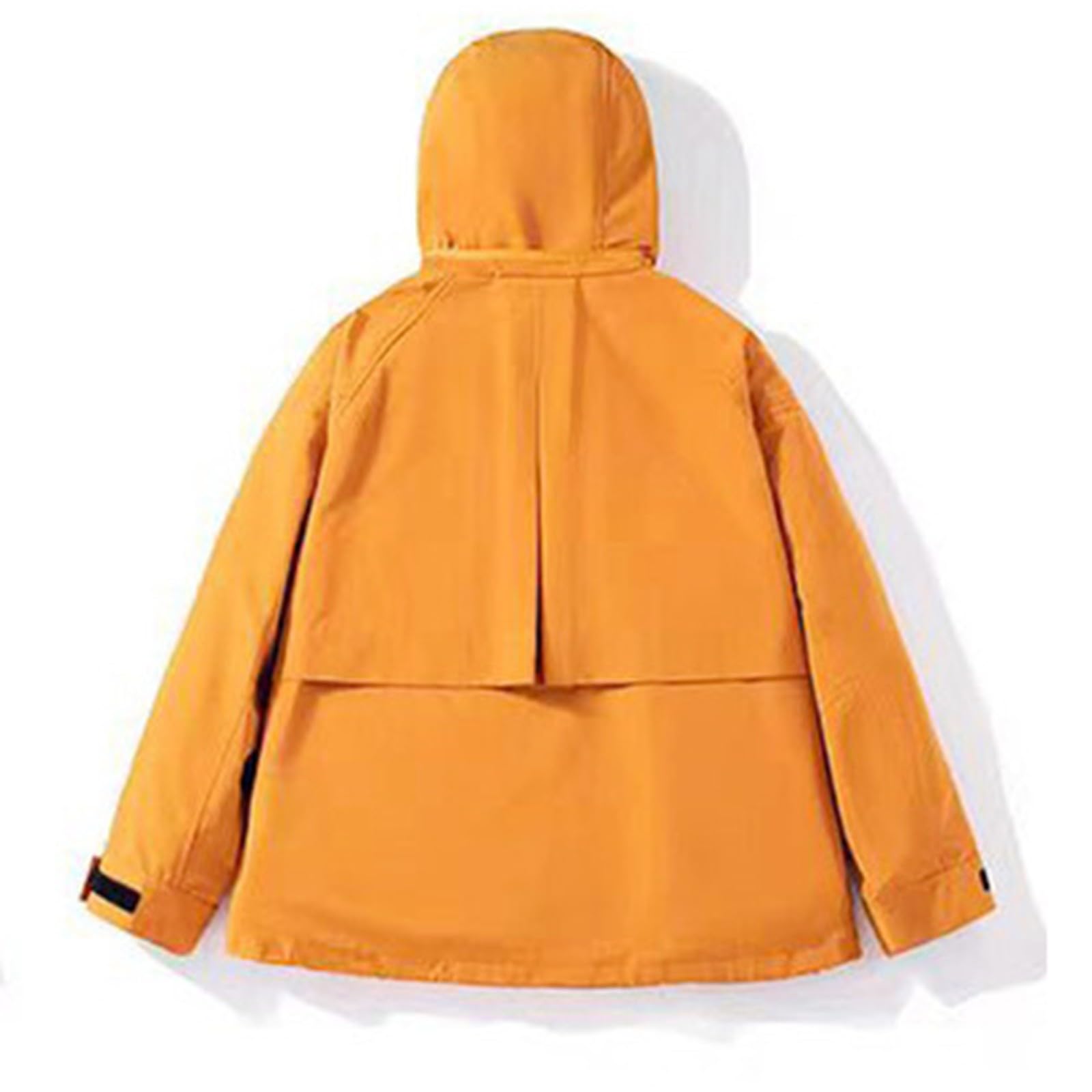 Saymany Jacke Damen Übergangsjacke Wasserdicht Outdoorjacke Winddicht Atmungsaktiv Regenjacke Regenmantel Mit Kapuze Und Taschen Windjacke Kapuzenjacke Einfarbige Casual Windbreaker Raincoat