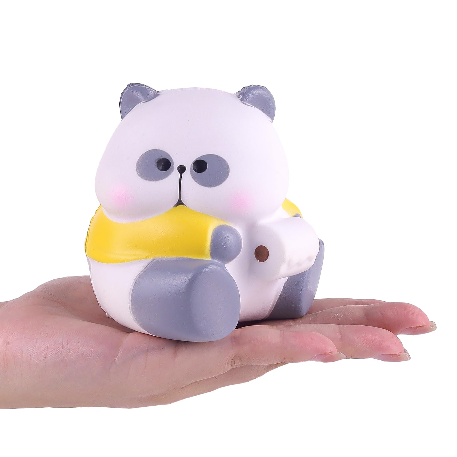 Anboor Panda Squishy Giocattolo Che Torna Su Lento - Morbido Con Fazzoletti, Gioco Sensoriale Anti Stress Per Bambini, Jumbo - 2