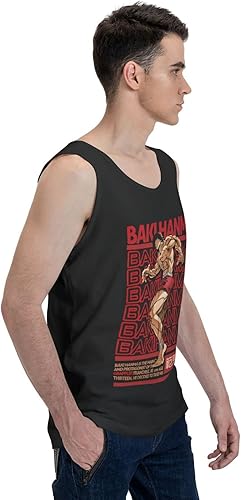 Miniatura 4 de Anime Baki The Grappler Hanma Baki - Camisetas sin mangas para hombre para fitness secado rápido gimnasio para hombre