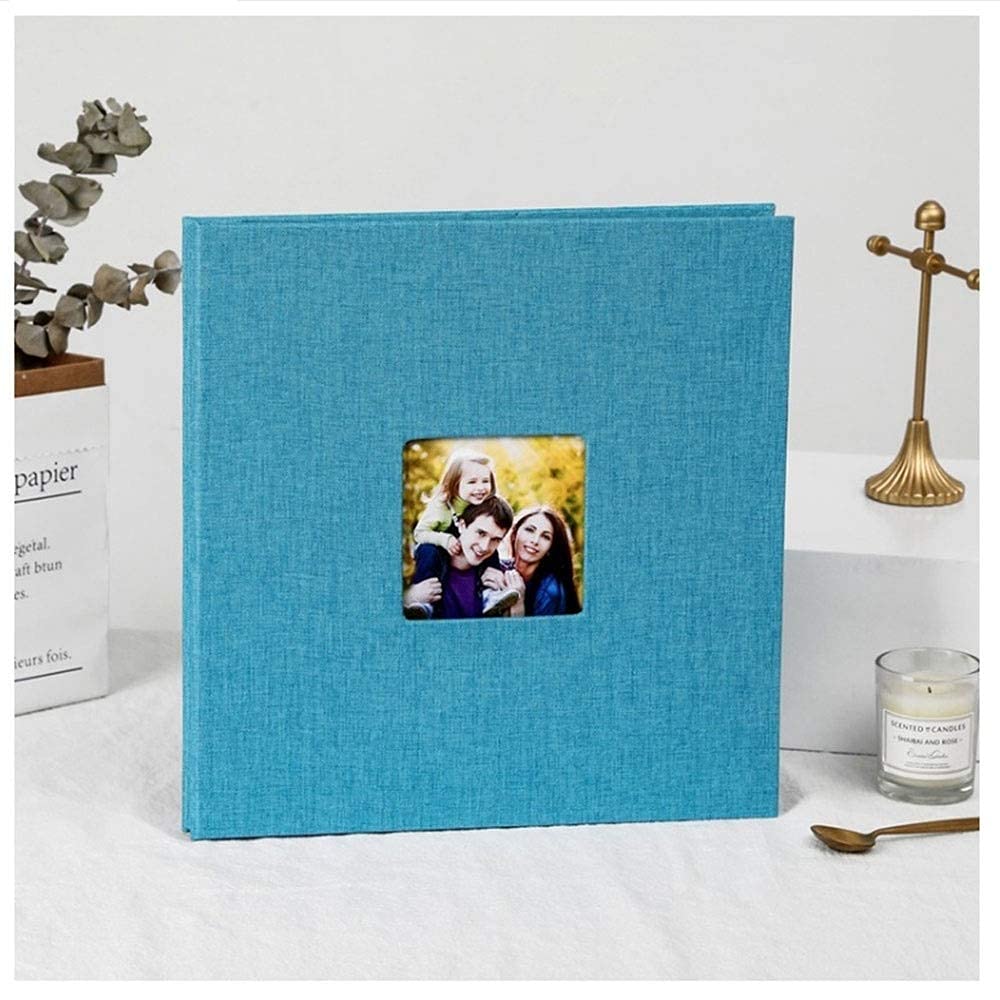 Autoadhesivo Cine Álbito Scrapbook Burlap Diy Álbum Moderno Estilo Cubierta de Lino Capacidad Manual Manual Creativo Álbum Niños Amantes de la Familia Álbum de Boda Memoria Presente Memorias Lib