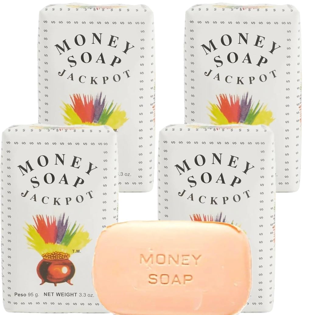 Lanman & Kemp Money Jackpot Soap Bar 3.3 Oz ( Pack of 4) - No Money Inside