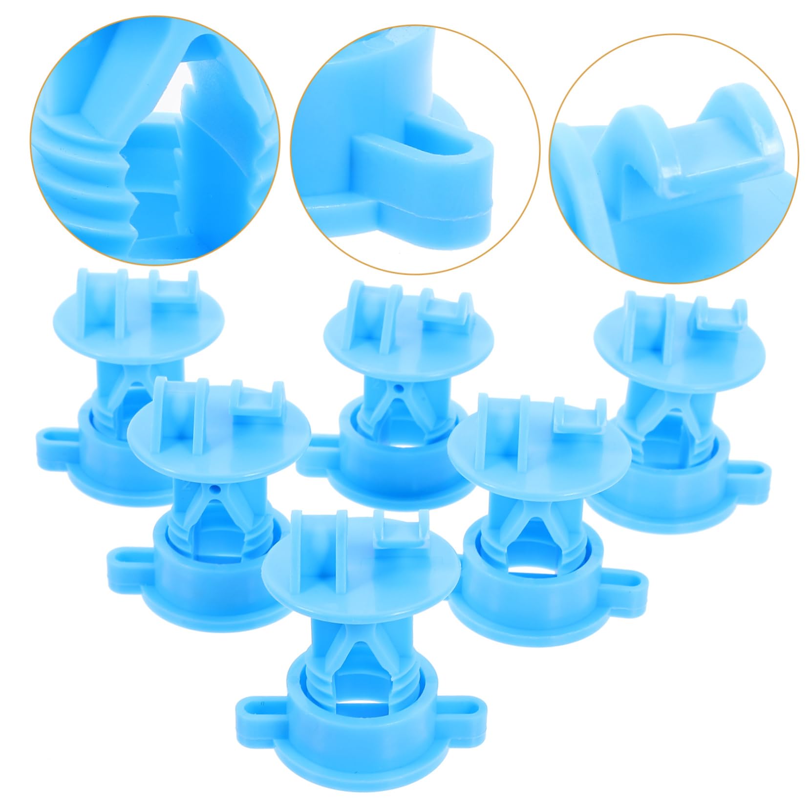 Sosoport 50pezzi Isolatori Per Filo Ad Anello Resistenti e Isolanti Per Recinzioni Agricole Impermeabili e Antiusura Per Recinto Con Paletti Accessori Essenziali Per Sicur