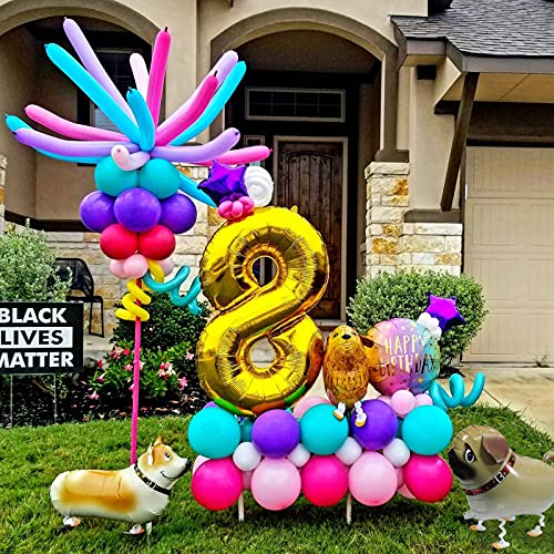 Walking Dog Balloons 6Pcs Walking Animal Balloons For Kids Puppy Theme Birthday Party Balloon Decorations #TOP6
