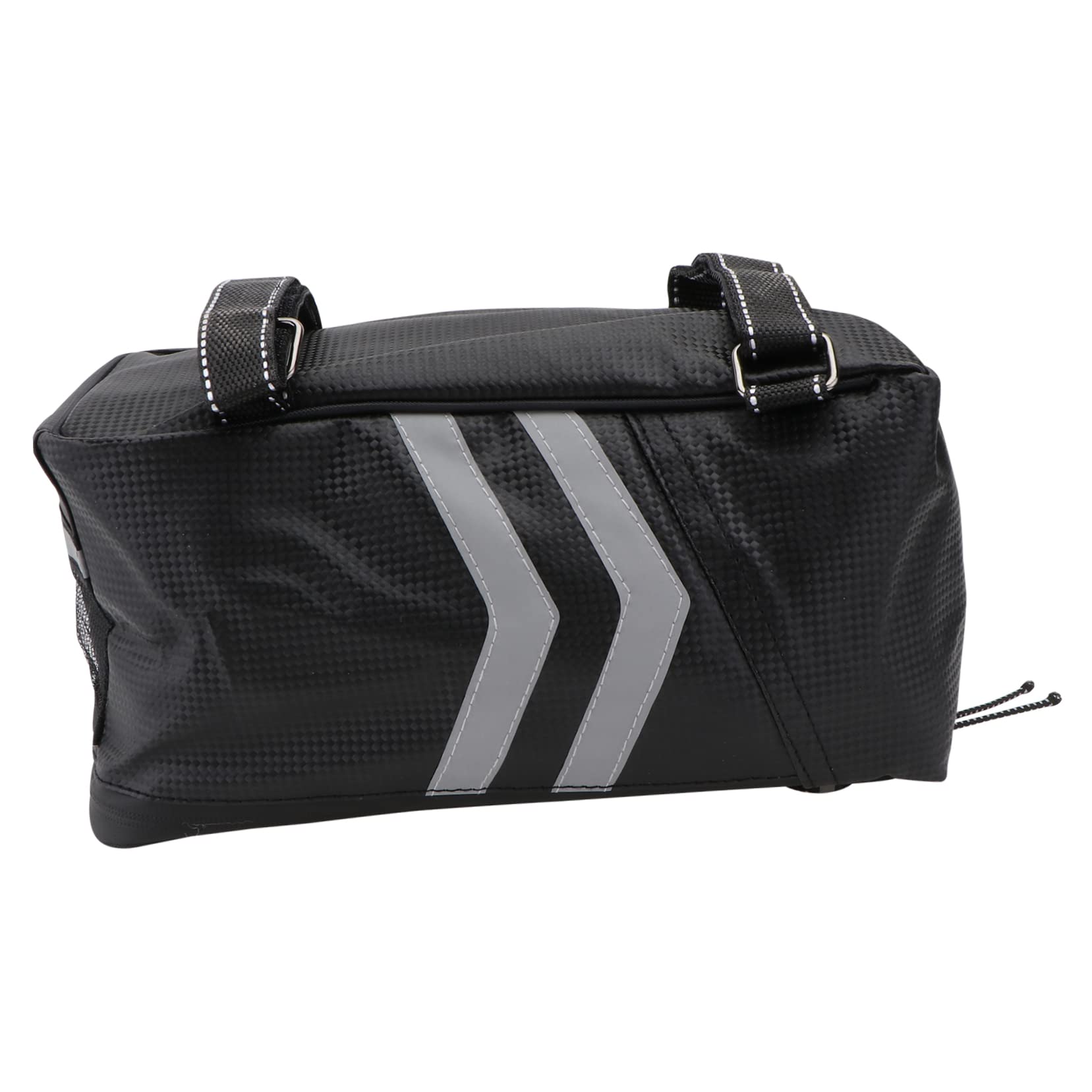 Borsa Cerniera e Bicicletta Posteriore in Doppia Pu per 9l Strisce Riflettenti, per Viaggi e Uso Quotidiano