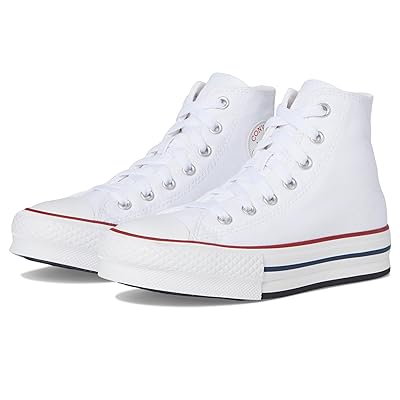 Converse Kids Chuck Taylor All Star Eva Lift Platform (Little Kid) Boys Shoes White/Garnet/Navy