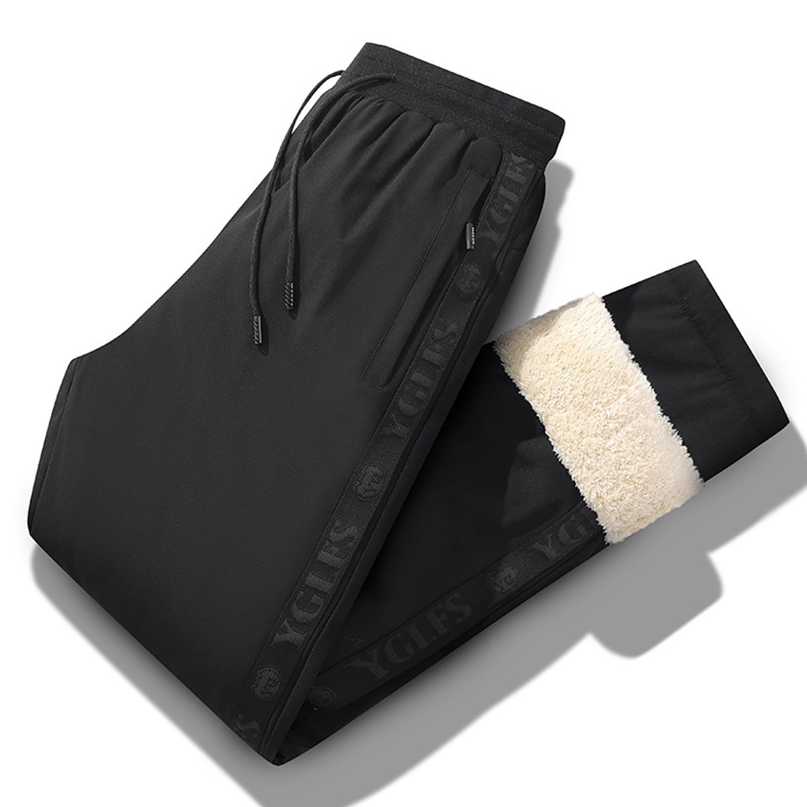 Pantalones de Viaje cálidos para Hombres y Mujeres, de Invierno, Acolchados y Gruesos, para el frío
