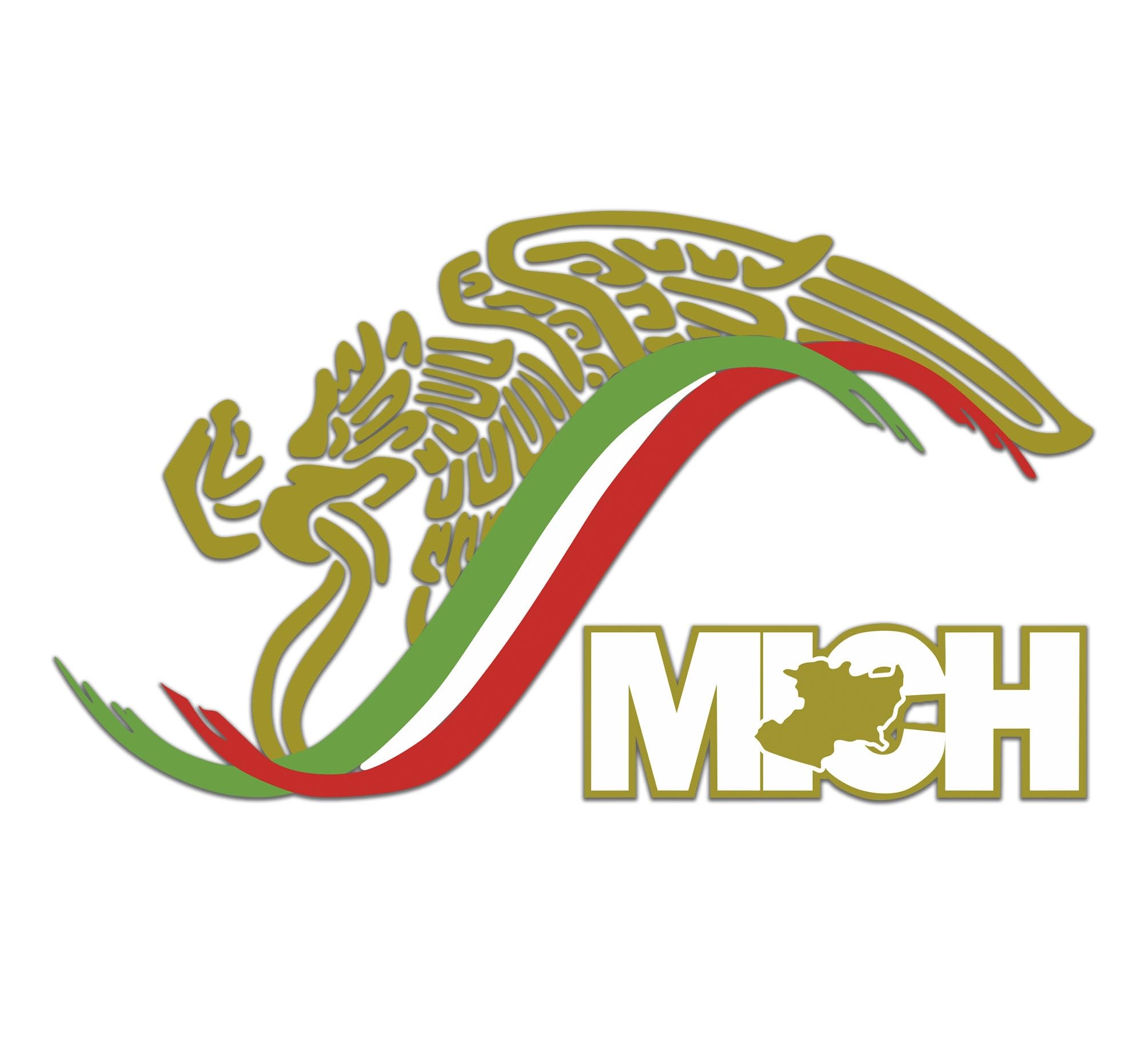 Edward Mexico Stickers Mexico Michoacan Decal MICH Mex Escudo Aguila Gobierno de Eagle Vinyl Car Window Truck Laptop Bumper 7 in.