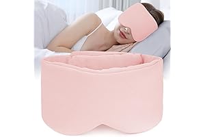 Hilph Sleep Mask with Ear Cover, Sleep Mask for Side Sleepers